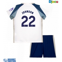 Tottenham Hotspur Brennan Johnson #22 Domaci Dres za djecu 2025-26 Kratak Rukav (+ Kratke hlače)